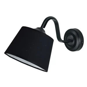 Aplique TOSEL AUTREFOIS tecido braço preto D16 x H20 cm
