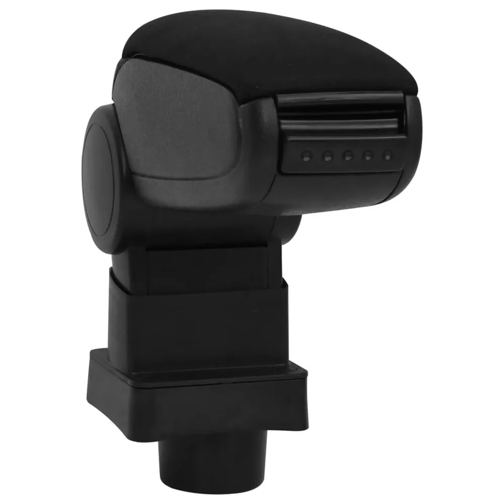 Apoio de braço para carro 13x31,5x(29-51) cm ABS preto