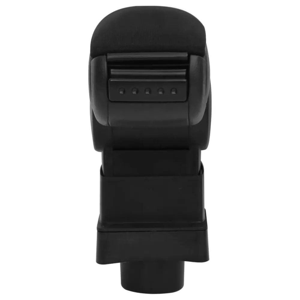 Apoio de braço para carro 13x31,5x(29-51) cm ABS preto