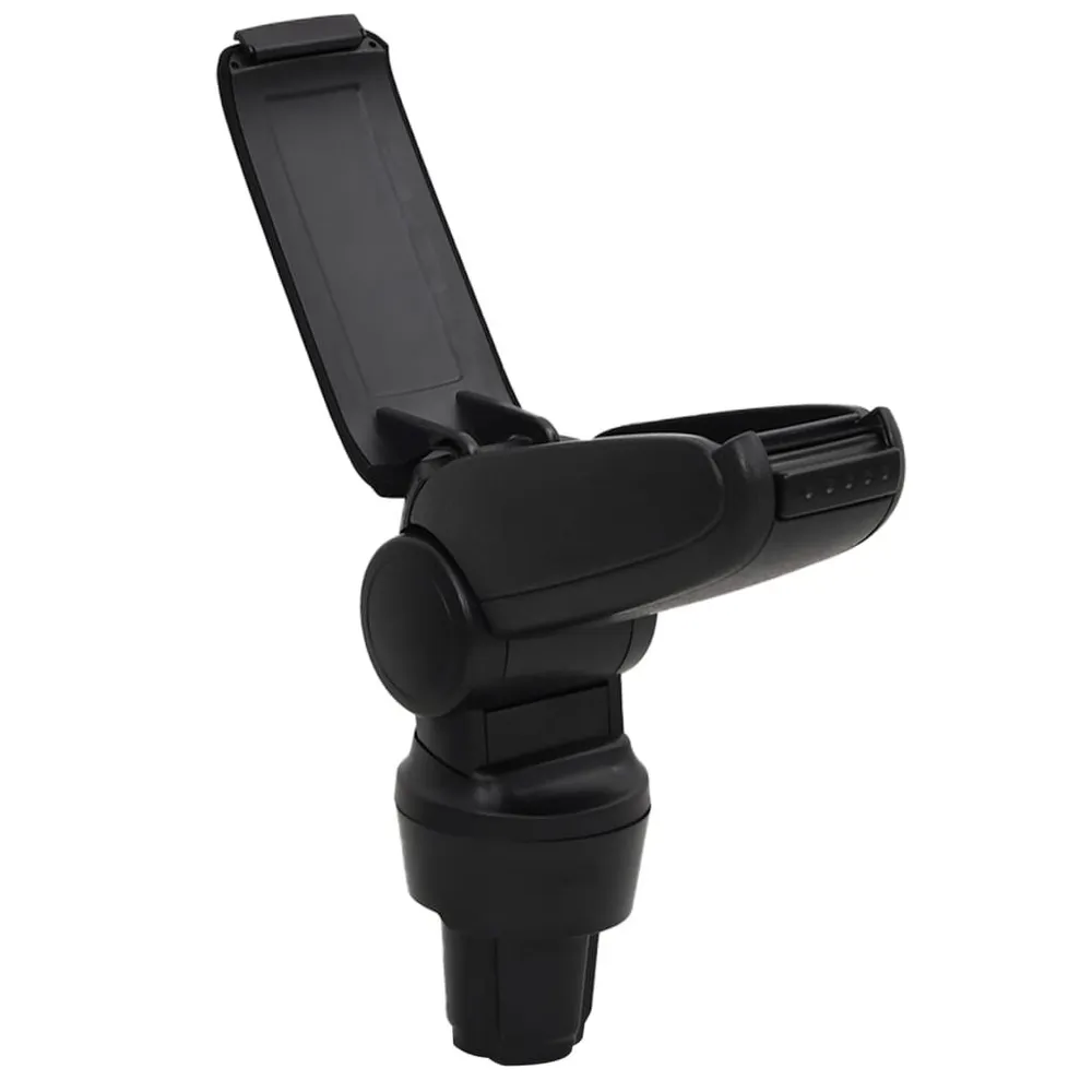 Apoio de braço para carro 13x33x(33-49) cm ABS preto