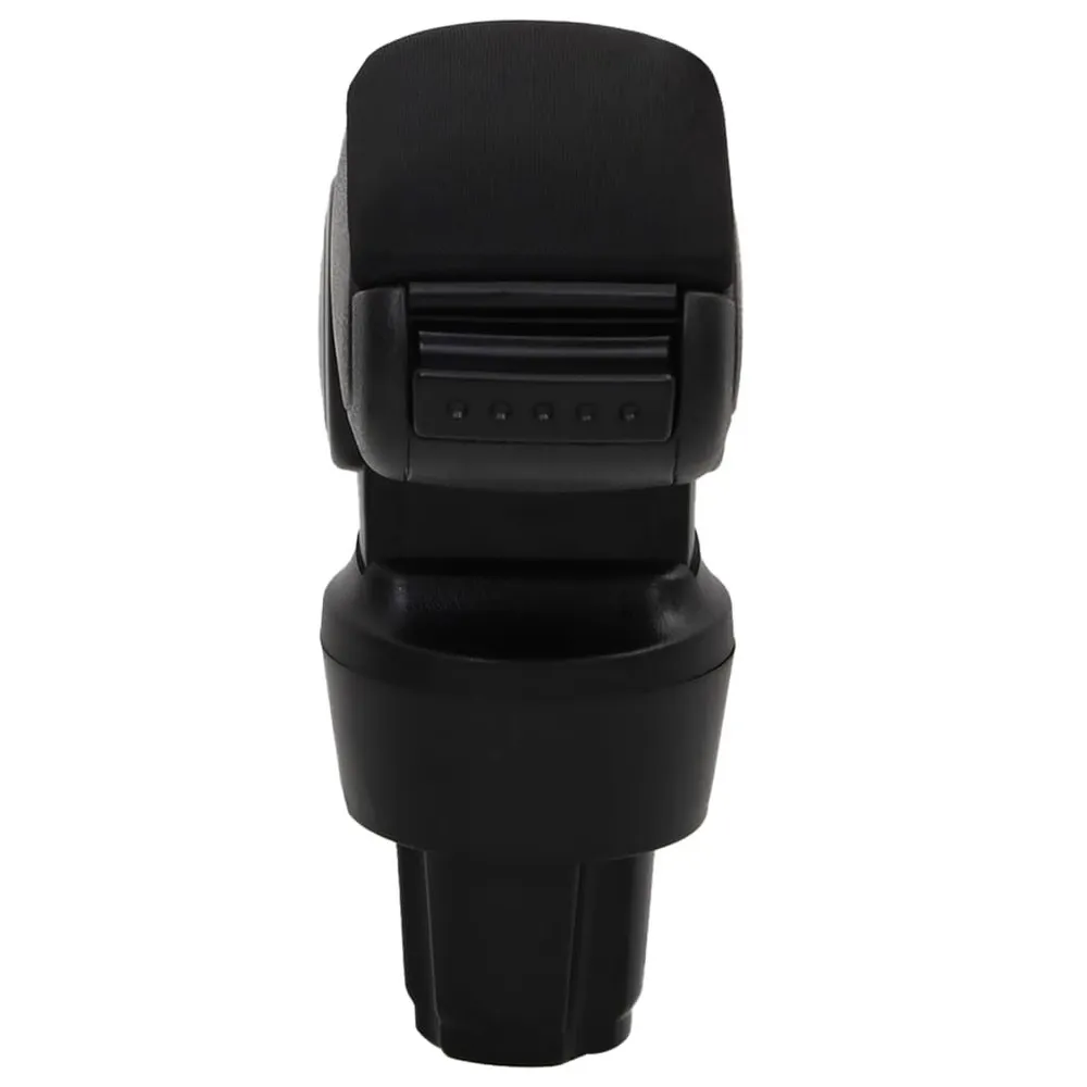 Apoio de braço para carro 13x33x(33-49) cm ABS preto