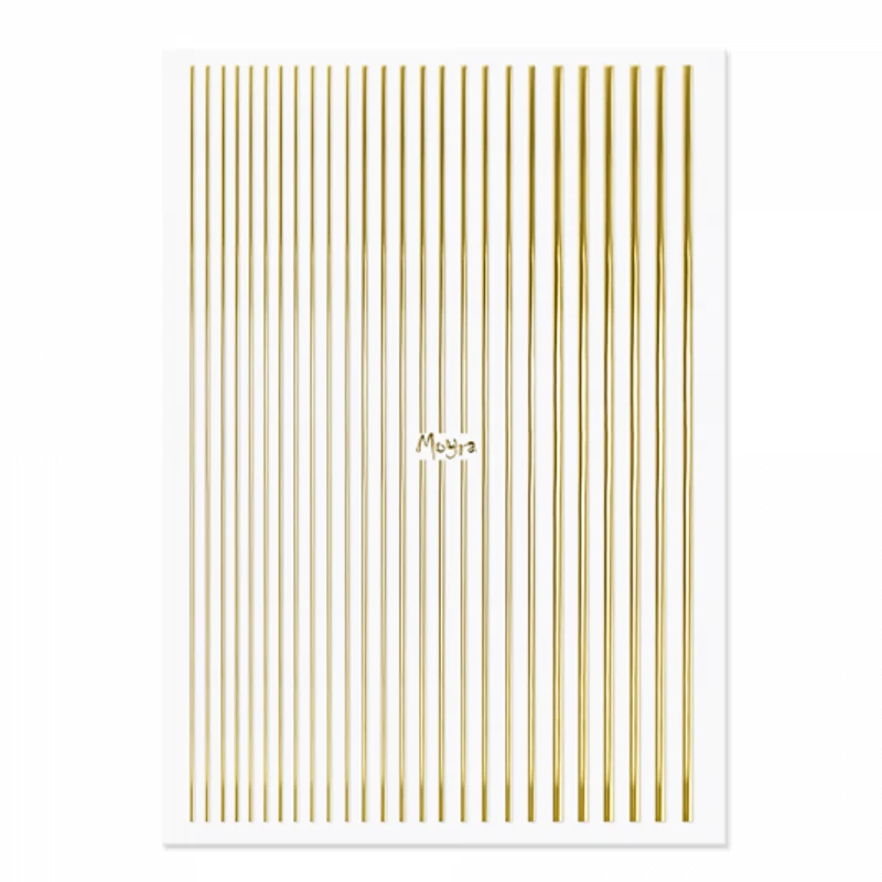 Autocolante Moyra Nail Art Stripes nº1 Fita Dourada