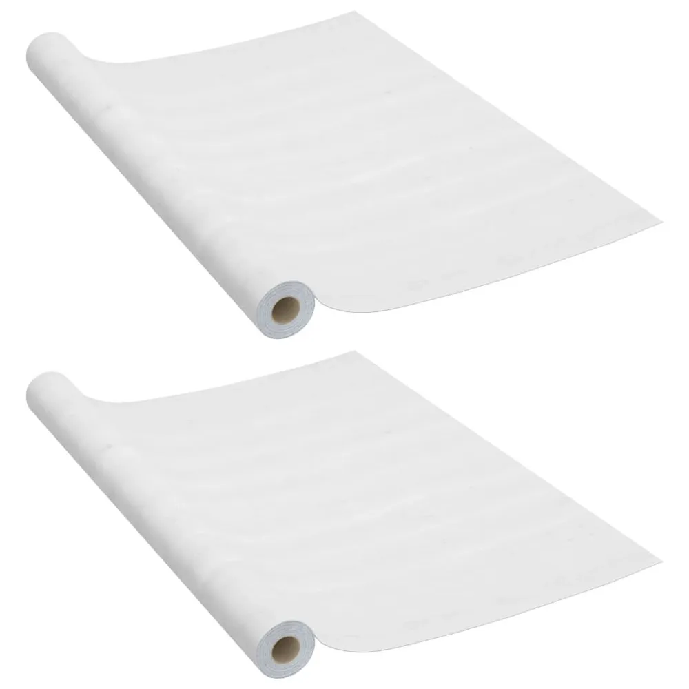 Autocolante para porta 2 pcs 210x90 cm PVC cor madeira branca