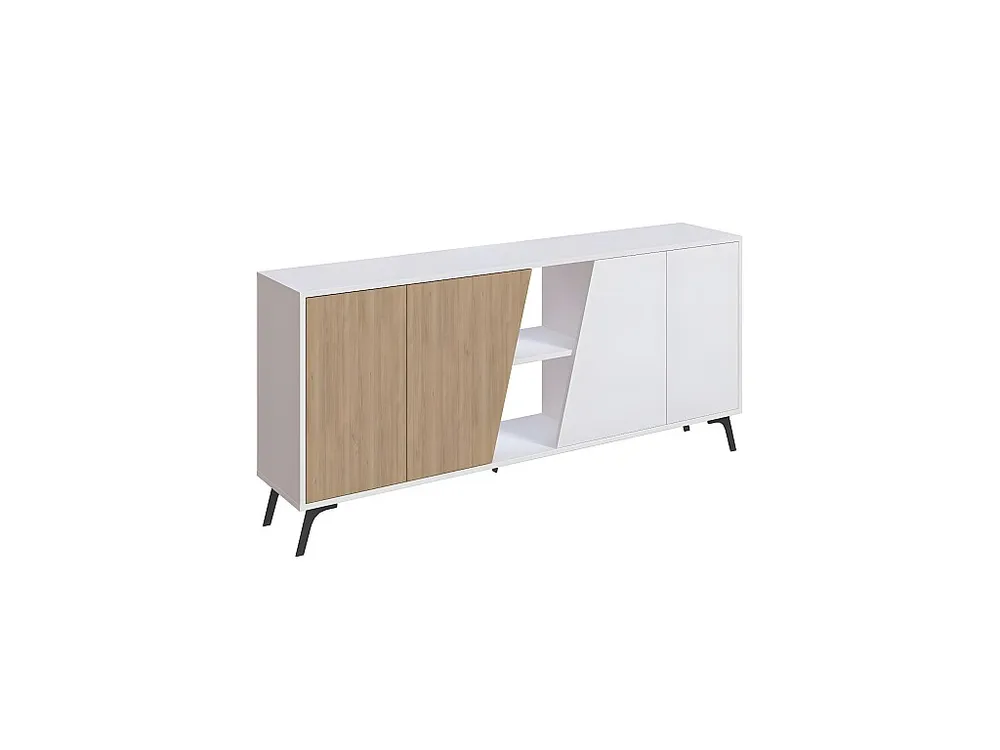 Consola Fiona 180 cm Branco - Carvalho