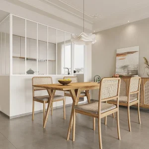 Divisória de canto atelier alumínio termolacado C180 x L150 x A130 cm branco BAYVIEW
