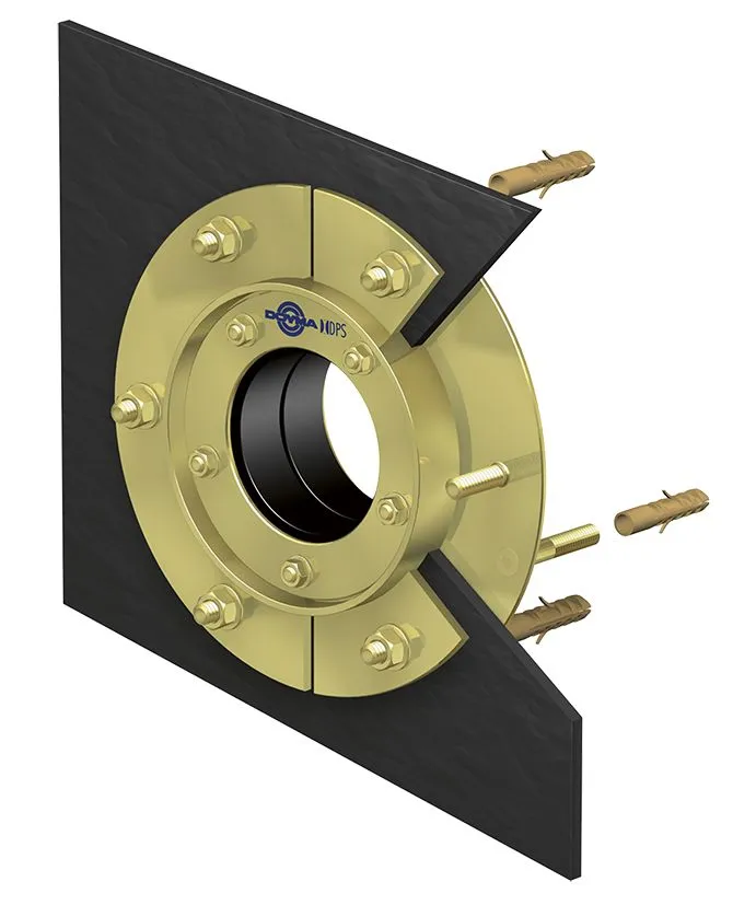 Inserto de vedação DOYMA Curaflex C/2/SD/5 com DPS DN 200, para 125,0 - 135,0 GGV / EPDM, 103512520000