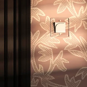 Kew Interruptor de cartão de hotel individual - Transparente | Branco Regular
