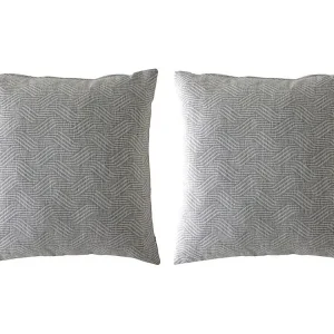 Pacote de capas de almofada Guy Laroche Tevere-b 50x50 (2) cinza