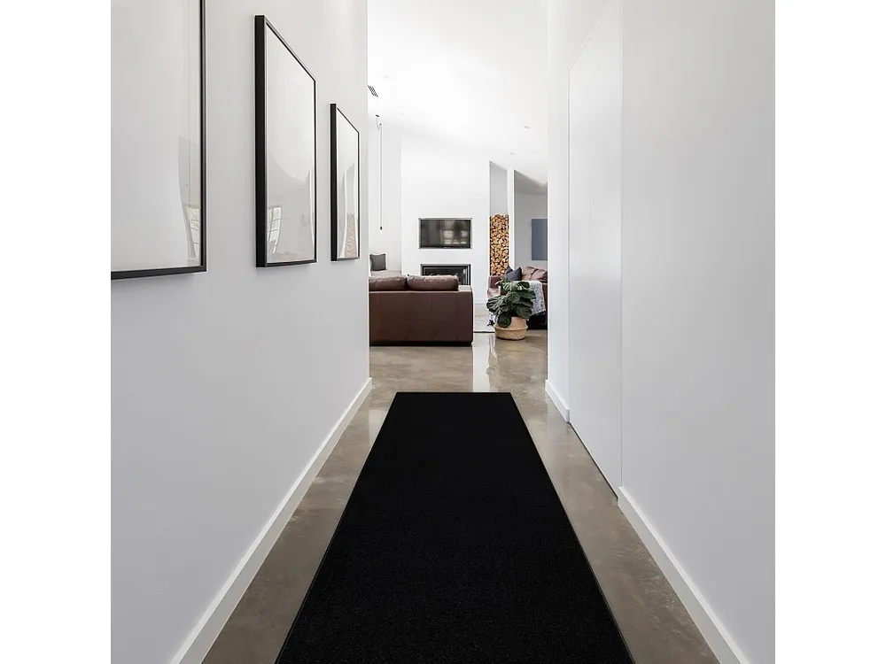 PASSADEIRA KARMEL avião, uma cor preto 80x230 cm