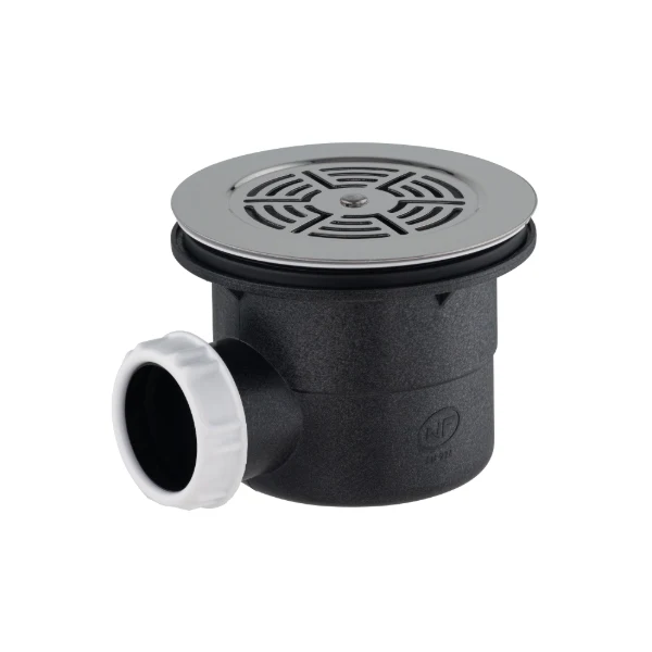 Diâmetro da base de duche ralo 90