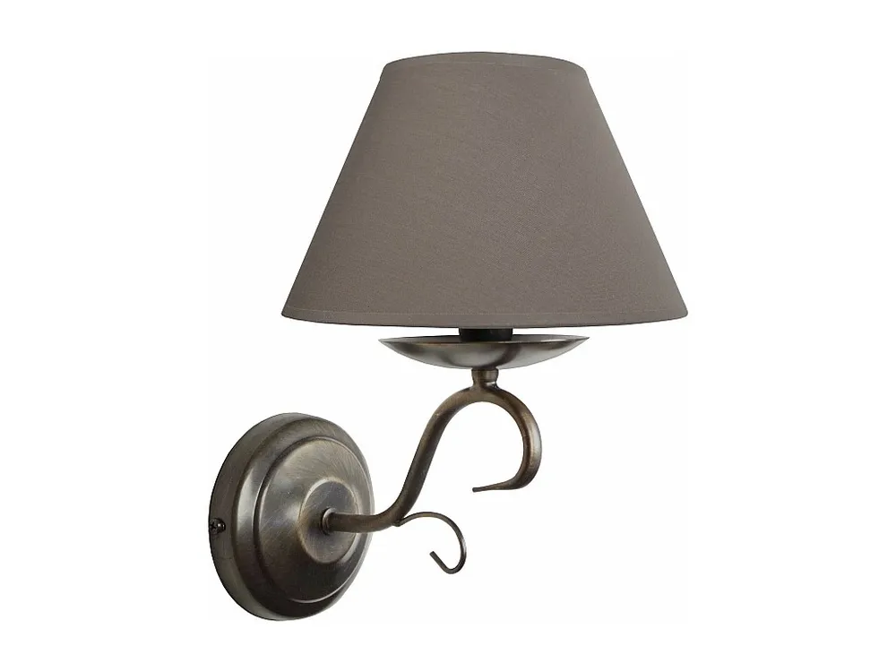 Aplique TOSEL EPOCA tecido braço taupe D28 x H15 cm