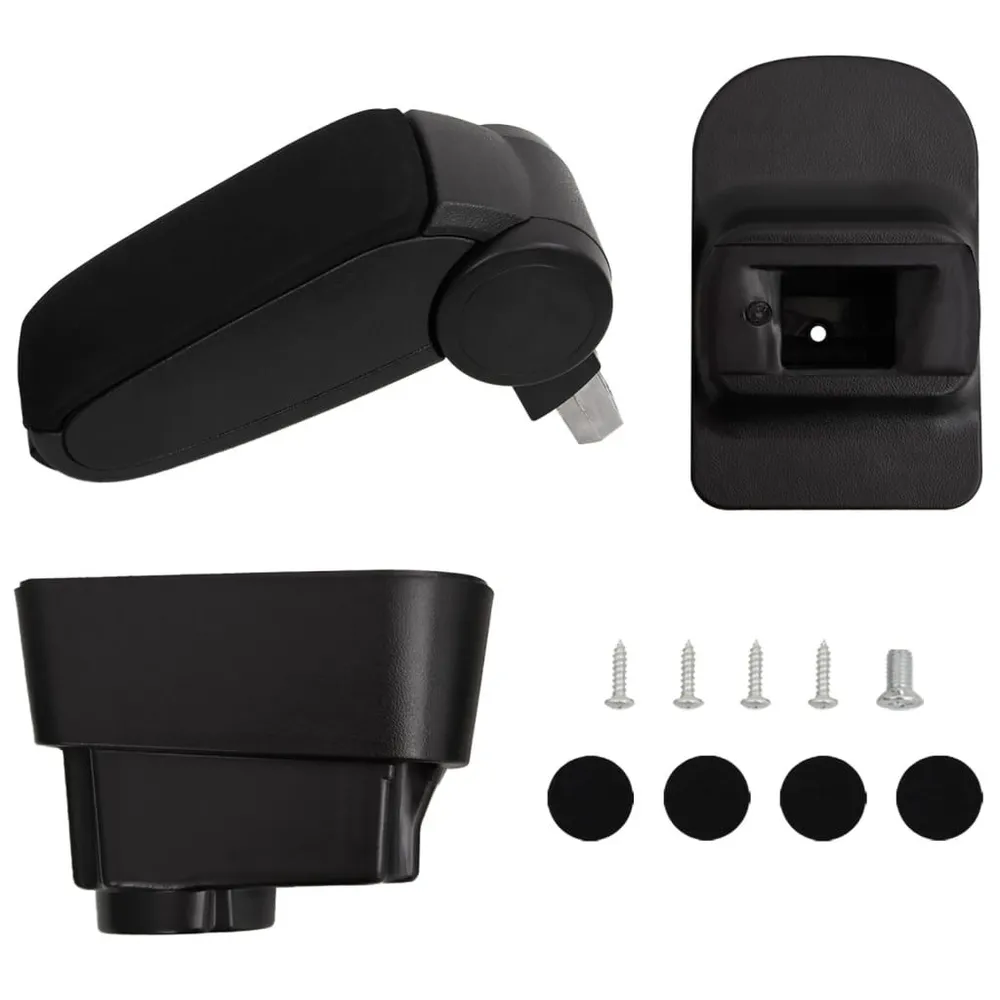 Apoio de braço para carro 11x35x(32-49) cm ABS preto