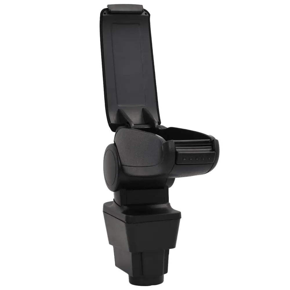 Apoio de braço para carro 11x35x(32-49) cm ABS preto