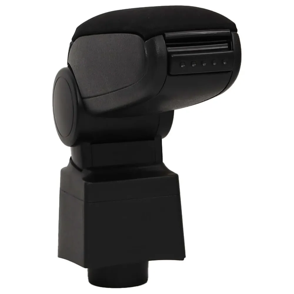 Apoio de braço para carro 12x34x(35-47) cm ABS preto