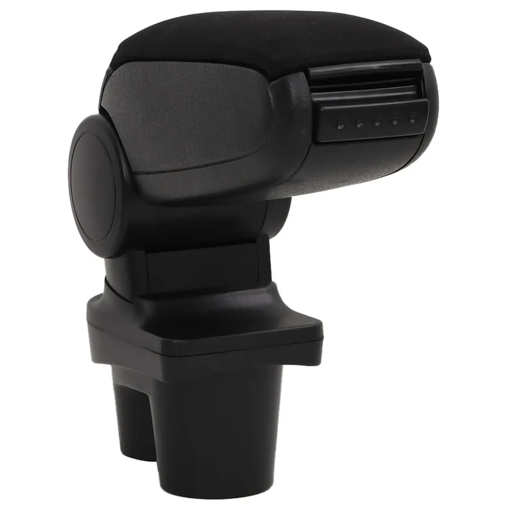 Apoio de braço para carro 13x36x(30-46) cm ABS preto