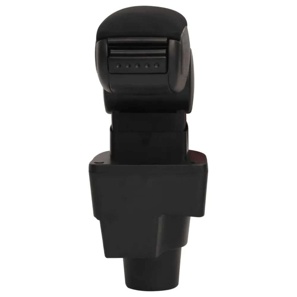 Apoio de braço para carro 15,5x32x(41-54) cm ABS preto