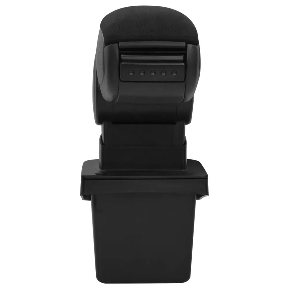 Apoio de braço para carro 15x31,5x(35-51) cm ABS preto