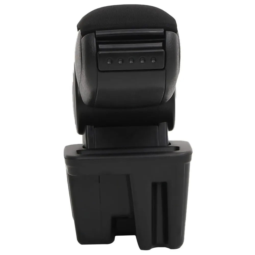 Apoio de braço para carro 15x31x(28-44) cm ABS preto