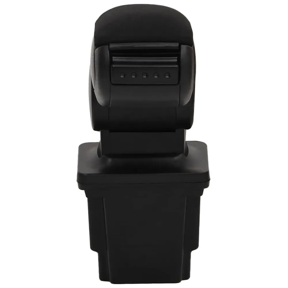 Apoio de braço para carro 16x32x(35-50,5) cm ABS preto