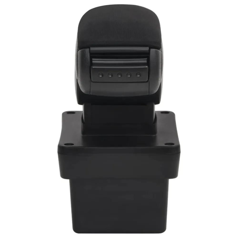 Apoio de braço para carro 17x40x(31-49) cm ABS preto