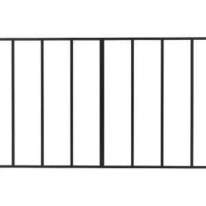 Conector para divisória em alumínio A130 cm preto TOLLESON