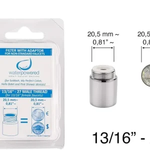 Suporte para arejador de torneira não padrão | Rosca externa 13/16"-27