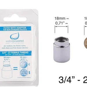 Suporte para arejador de torneira não padrão | Rosca interna 3/4"- 27