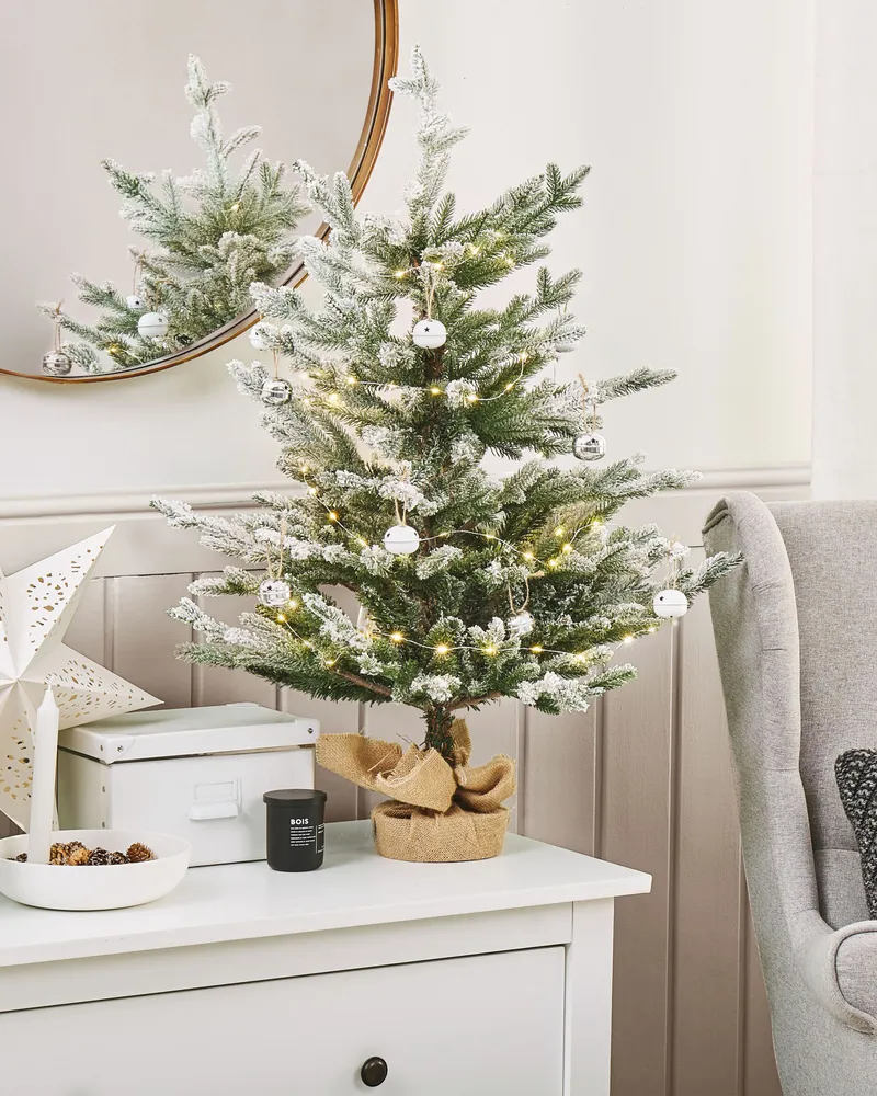 Pneu de Inverno Árvore de Natal com efeito de neve 90 cm RINGROSE
