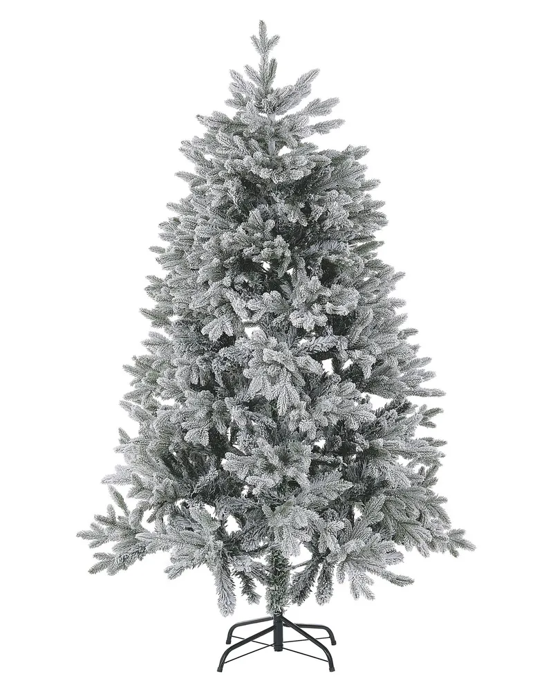 Árvore de natal com efeito de neve branca 180 cm FORAKER - Compatível Universal