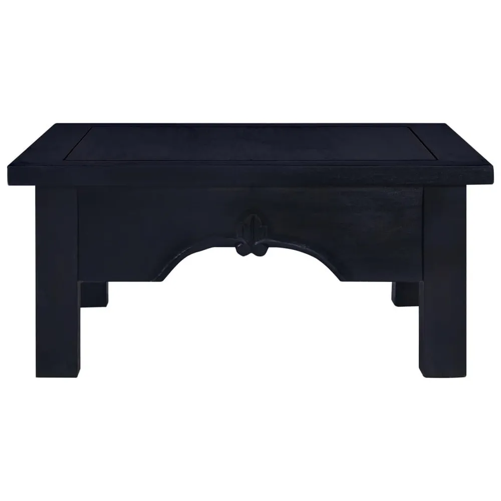 Madeira de centro 68x68x30 cm mad. de mogno maciç preto-claro