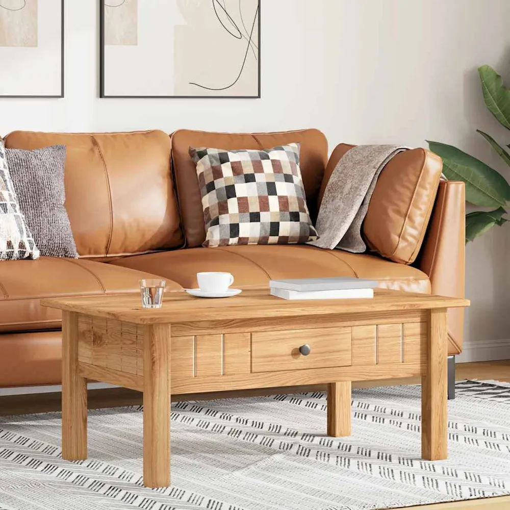 Mesa de centro 100x60x45 cm pinho maciço Panama