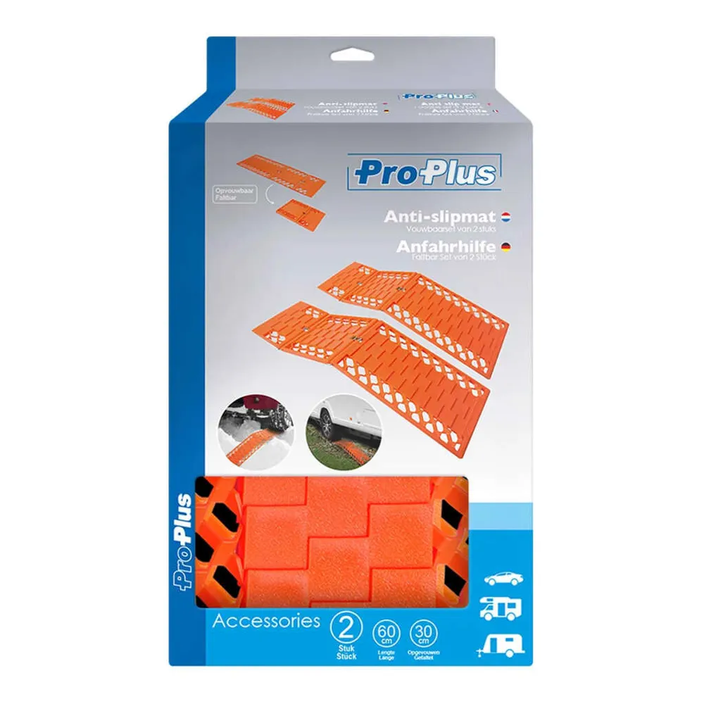ProPlus Tapetesemplataformas de tração dobráveis 2 pcs 360835
