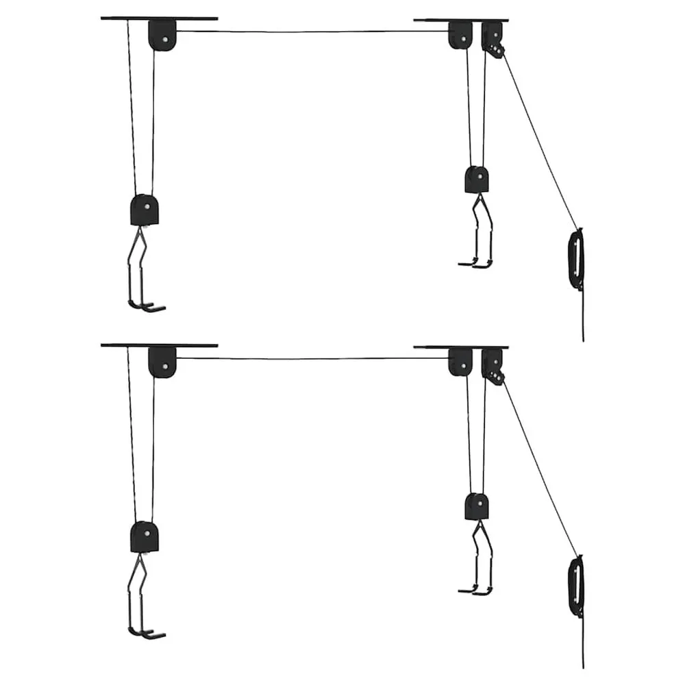 Guinchos de bicicleta com suporte de teto 2 pcs 20 kg