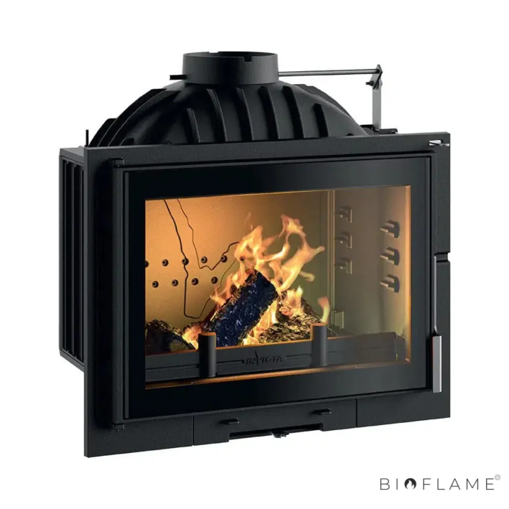 RECUPERADOR DE CALOR LENHA EM FERRO FUNDIDO - INVICTA 700 PHILOS GRAND ANGLE COM REGISTO