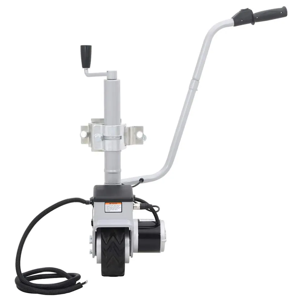 Roda jockey motorizada para atrelado alumínio 12 V 350 W