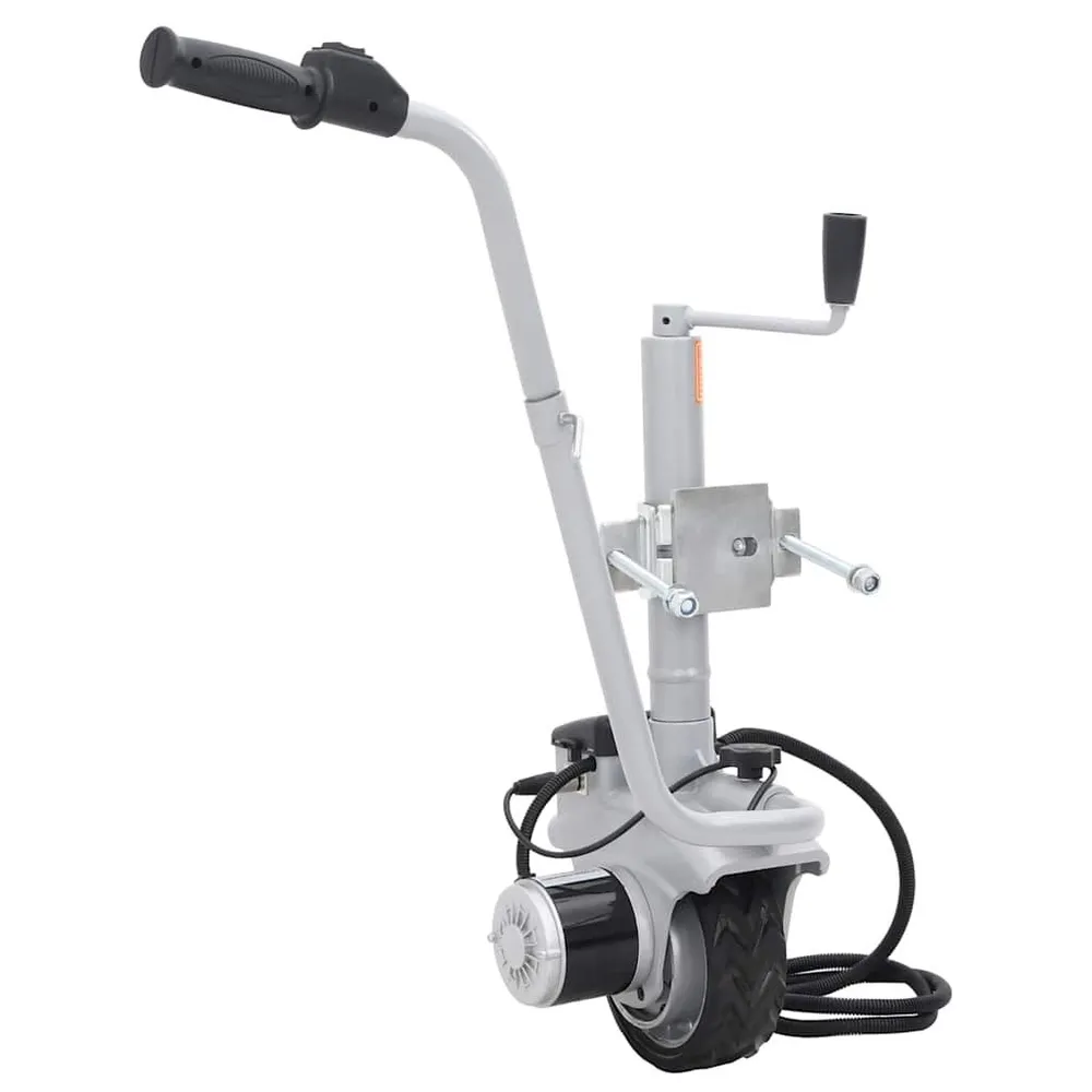 Roda jockey motorizada para atrelado alumínio 12 V 350 W