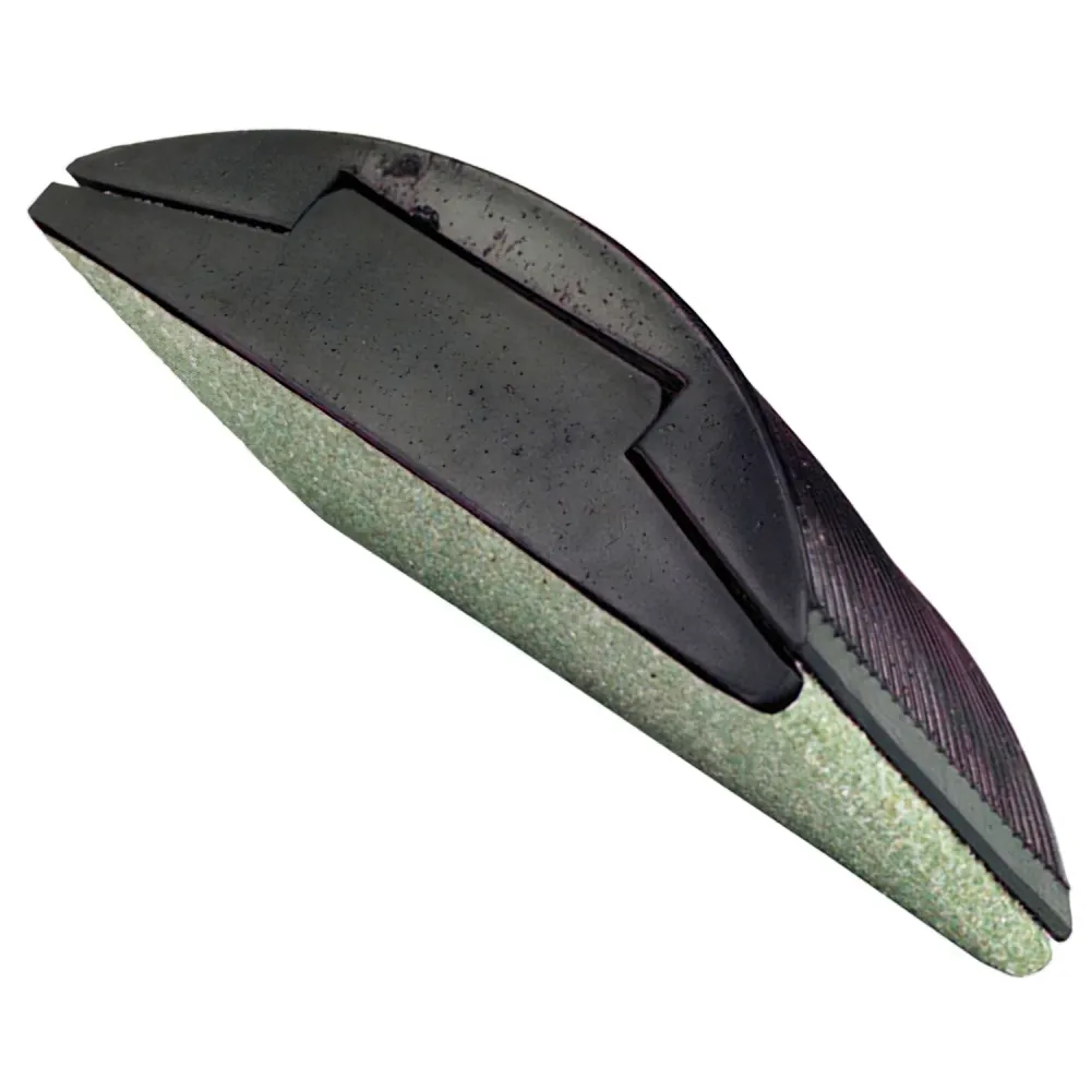 Raspador de lixa de PVC 120x70x30 mm.