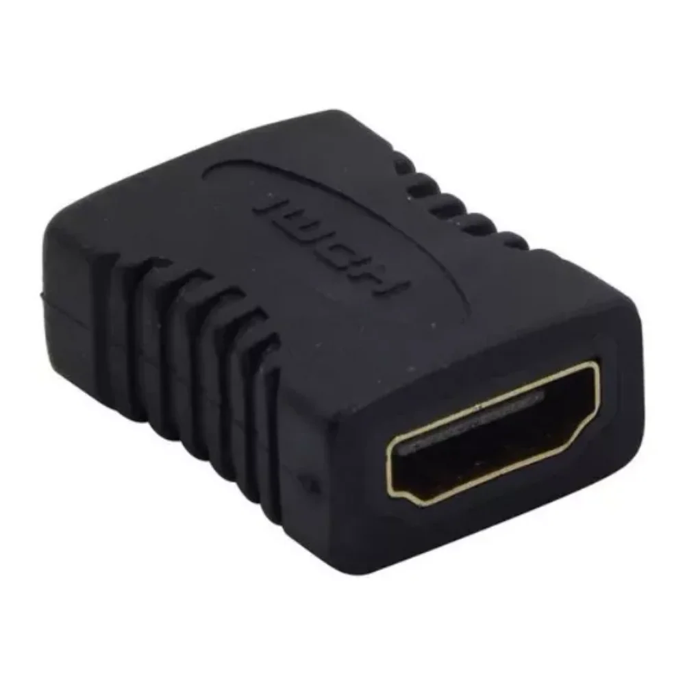 Adaptador Hdmi Fêmea X Fêmea Emenda Extensor Conector Cabo