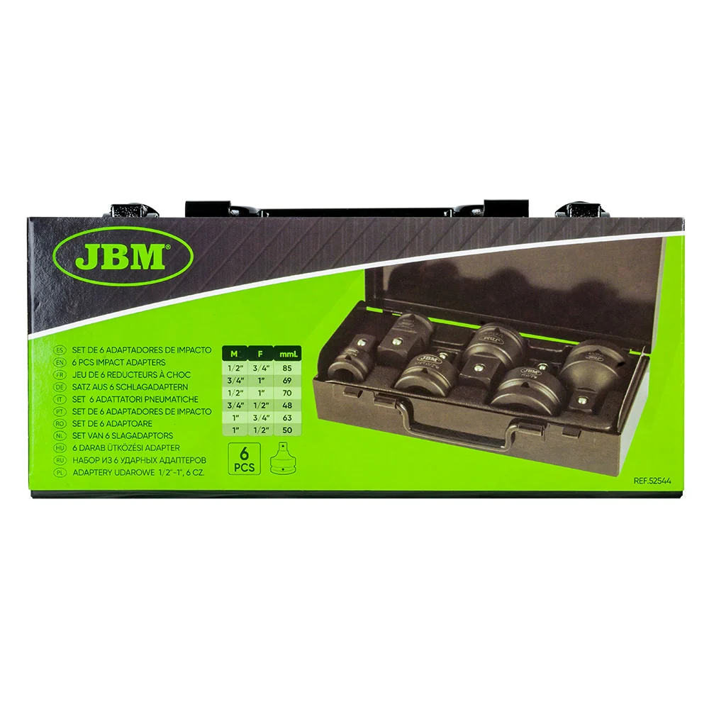 Conjunto de 6 adaptadores de impacto - 52544 JBM