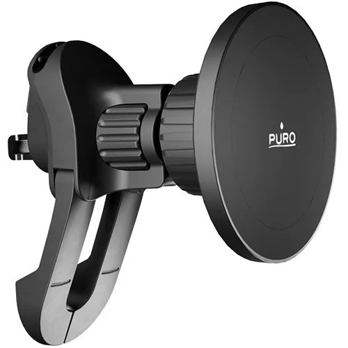 Barra de Carga Suporte Magnético para Grelha de Ventilação Carro 100% Mag Holder 360 - Preto