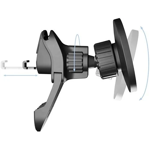 Suporte Magnético para Grelha de Ventilação Carro Natural Mag Holder 360 - Preto