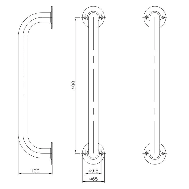 AstralPool - Pegas para natação contra-corrente dupla em inox polido acessório para piscina