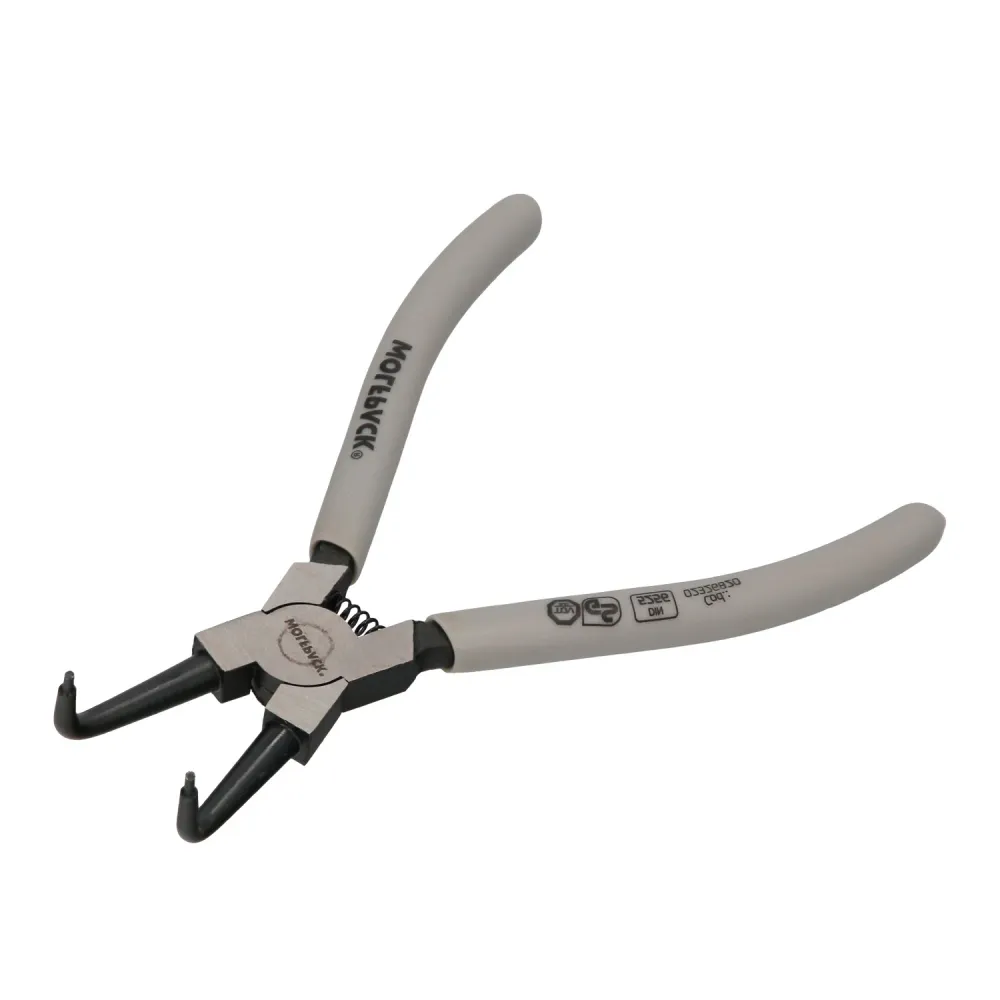 Alicate para éis de retenção curvos, 175 mm. ço DIN 5256. éis de retenção, éis de retenção, éis de retenção