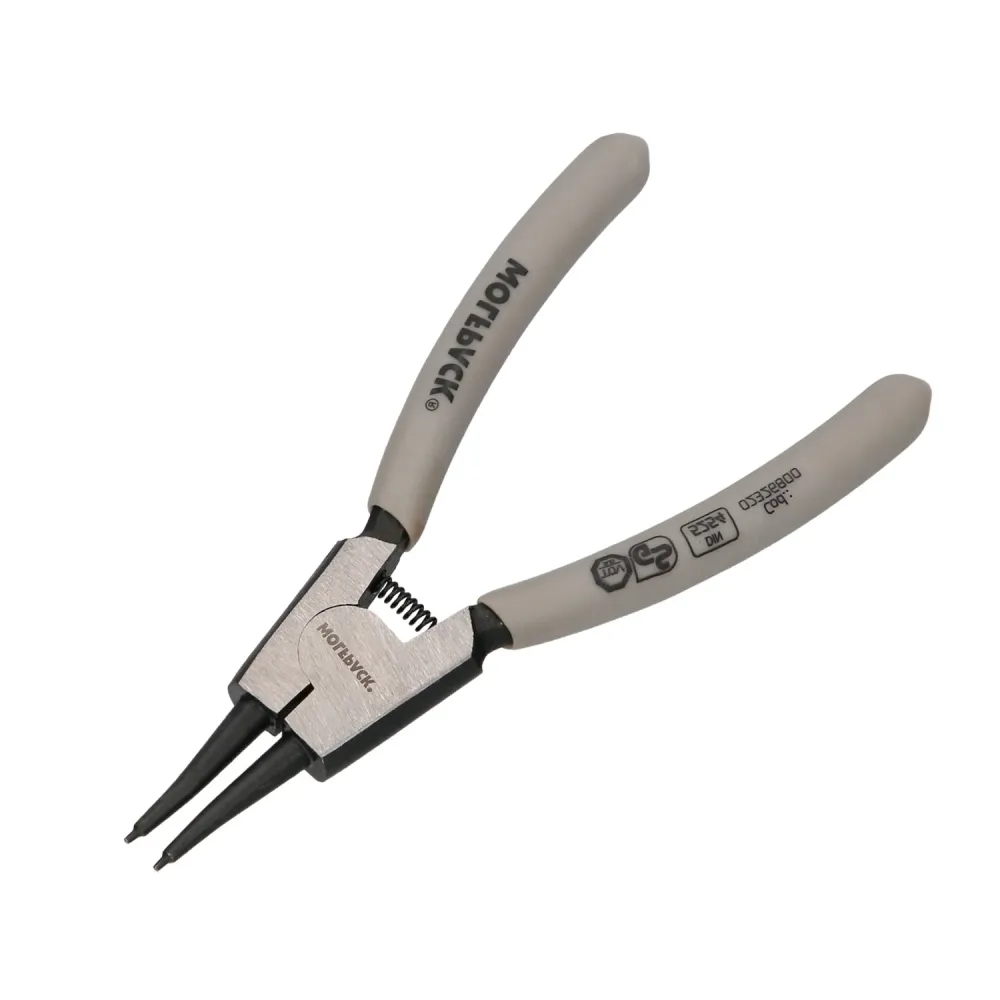 Alicate para éis de retenção externos retos, 125 mm, ço DIN 5254. éis de retenção, éis de retenção, éis de retenção
