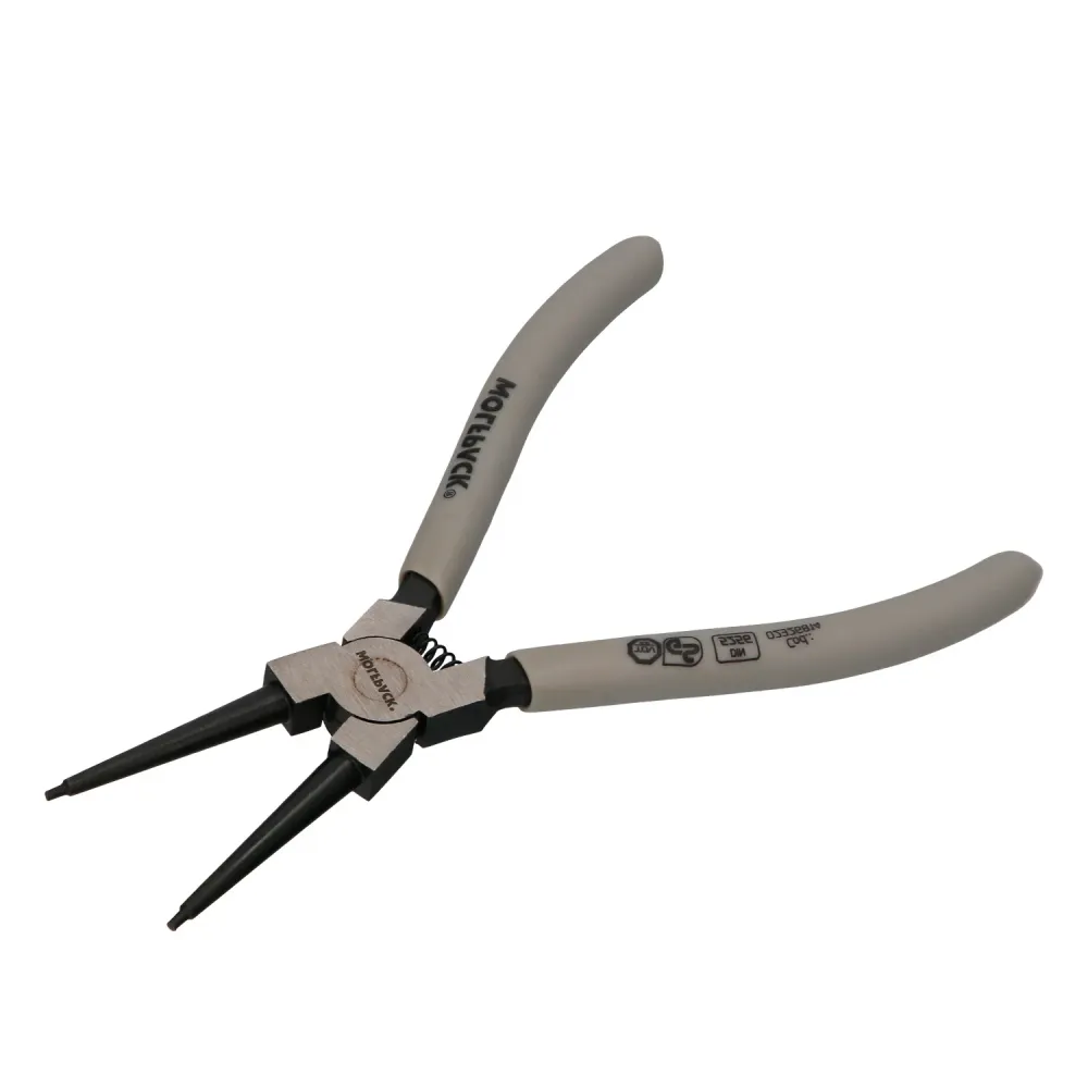 Alicate para éis de retenção reto, 175 mm. ço DIN 5256. éis de retenção, éis de retenção, éis de retenção