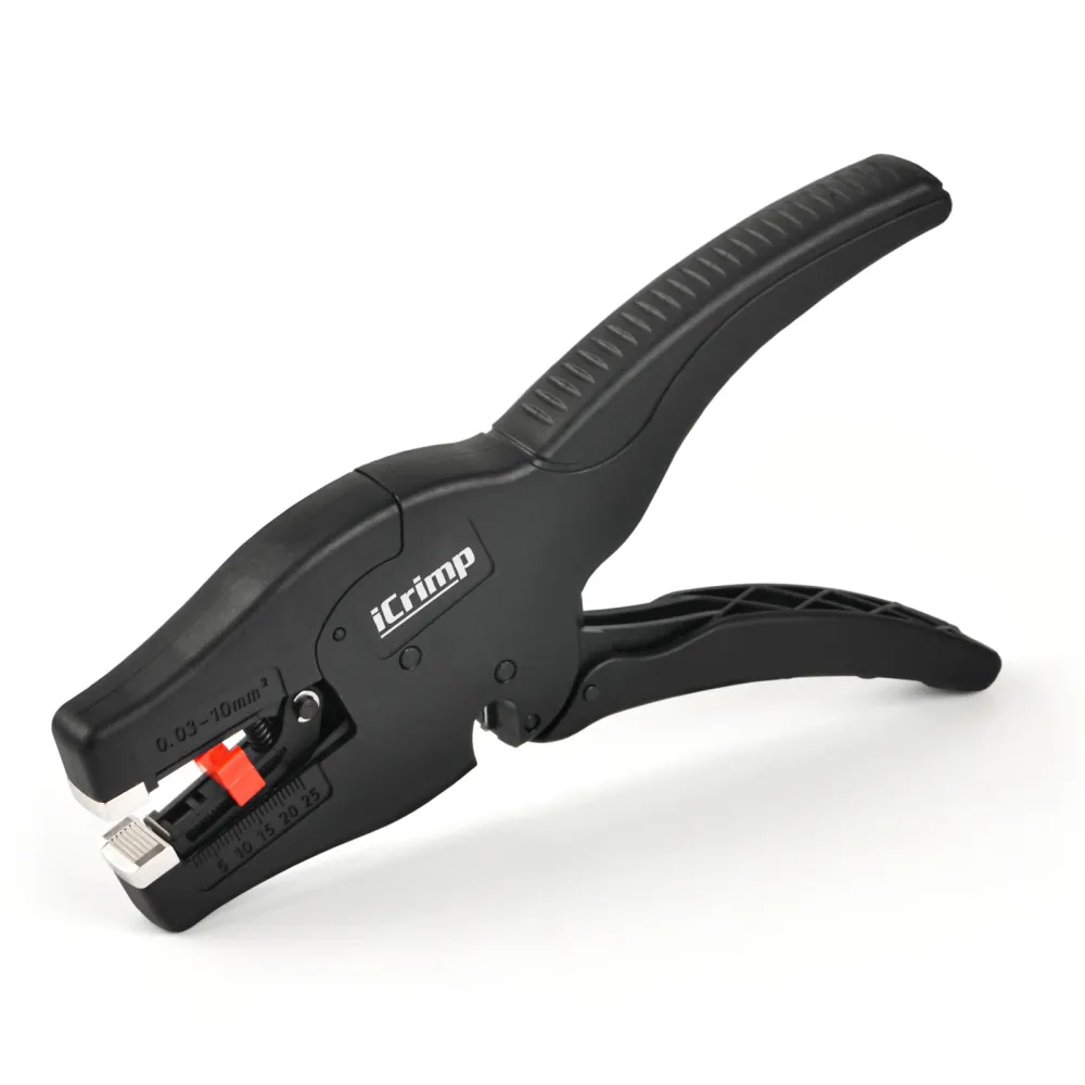 Alicate de decapagem de fios IWS-D10 com cortador integrado, ferramenta multifuncional para decapagem de fios e corte de 0...