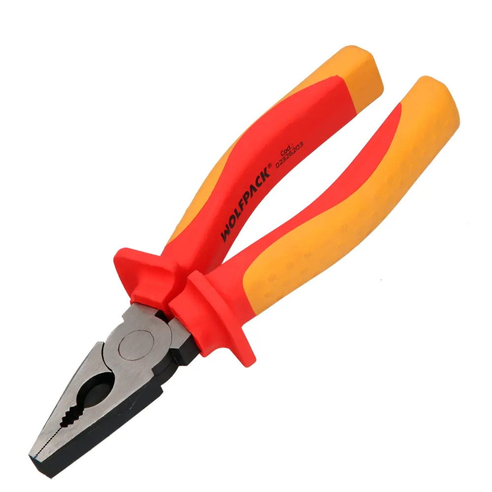 Alicate Universal 150 mm. Cabos Isolados. Alicate Decapador de Fios de ço Cromo Vanádio, Cortador de Cabos, Decapador de C...