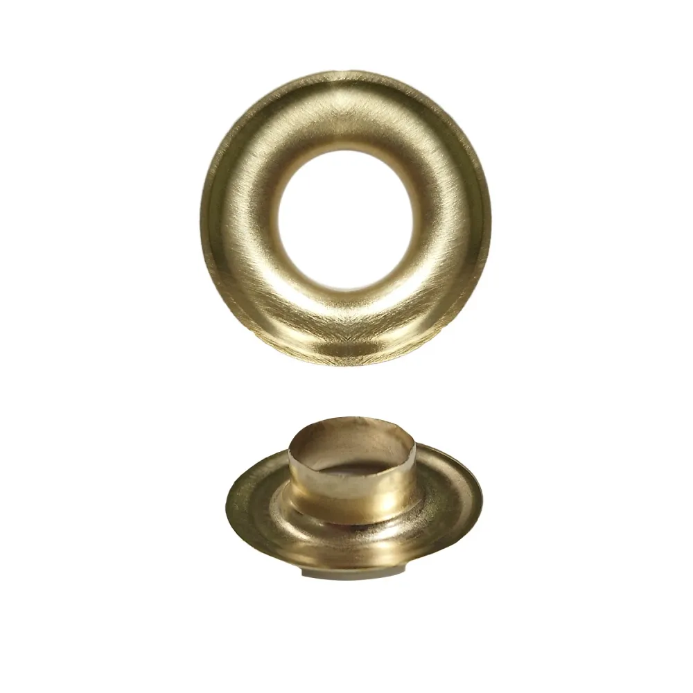 Ilhós/Ilhós de metal grandes para lona, 10 mm de diâmetro interno (saco com 100 unidades)