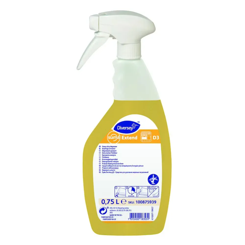 Suma Extend D3 detergente desengordurante de alumínio 750 ml
