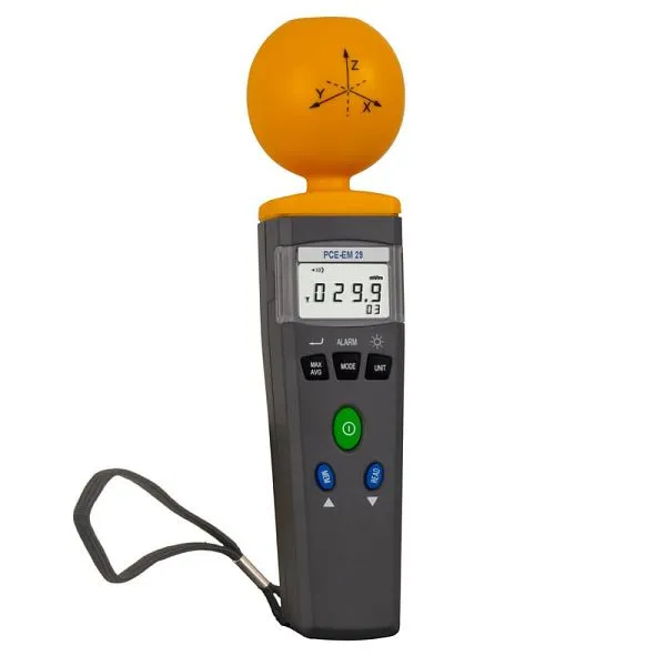 Testador de Bateria Dispositivo de medição ambiental PCE Instruments, 50 MHz - 3,5 GHz, PCE-EM 29